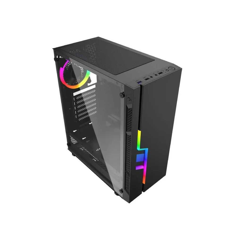 GEMBIRD Fornax 2000 RGB Kompiuterio Korpusas | Black
