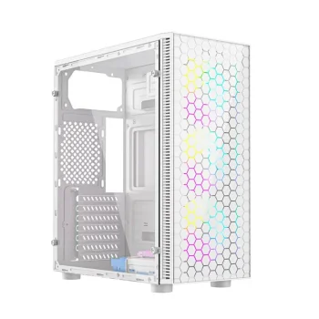 GEMBIRD Fornax 500W ARGB Kompiuterio Korpusas | White