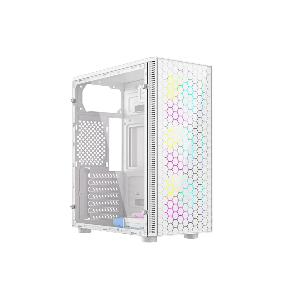 GEMBIRD Fornax 500W ARGB Kompiuterio Korpusas | White