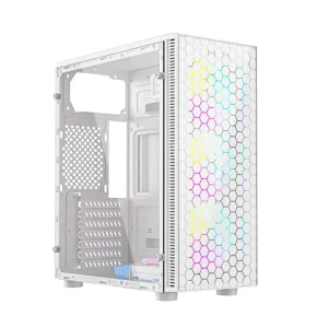 GEMBIRD Fornax 500W ARGB Kompiuterio Korpusas | White