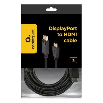 CABLEXPERT 4K DisplayPort to HDMI cable Kabelis | Black, 3 m