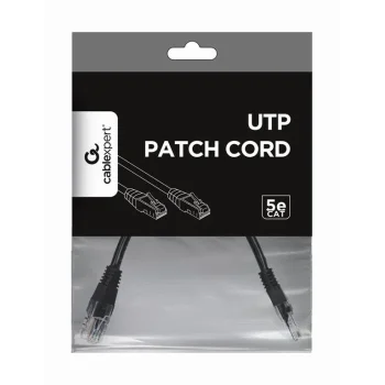 CABLEXPERT CAT5e UTP Patchcord Kabelis | Black, 3 m