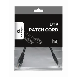 CABLEXPERT CAT5e UTP Patchcord Kabelis | Black, 3 m