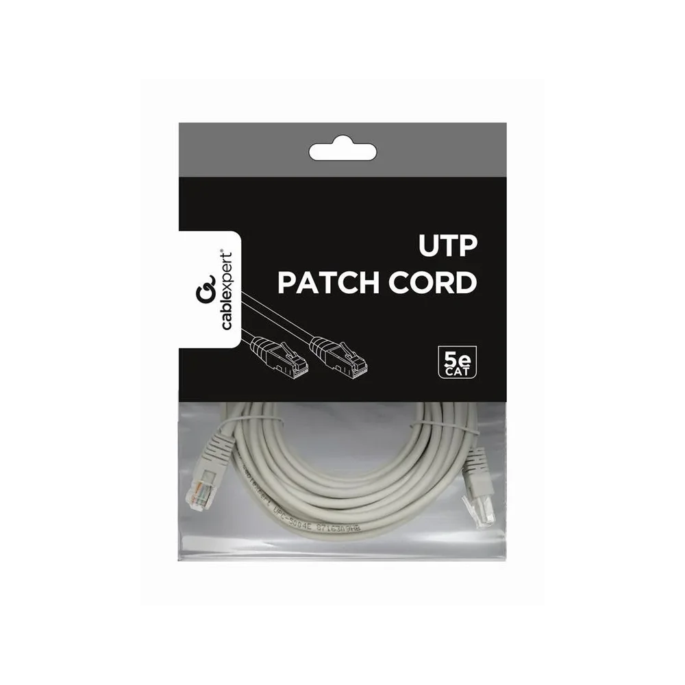 CABLEXPERT CAT5e UTP Patchcord Kabelis | Grey, 7.5 m