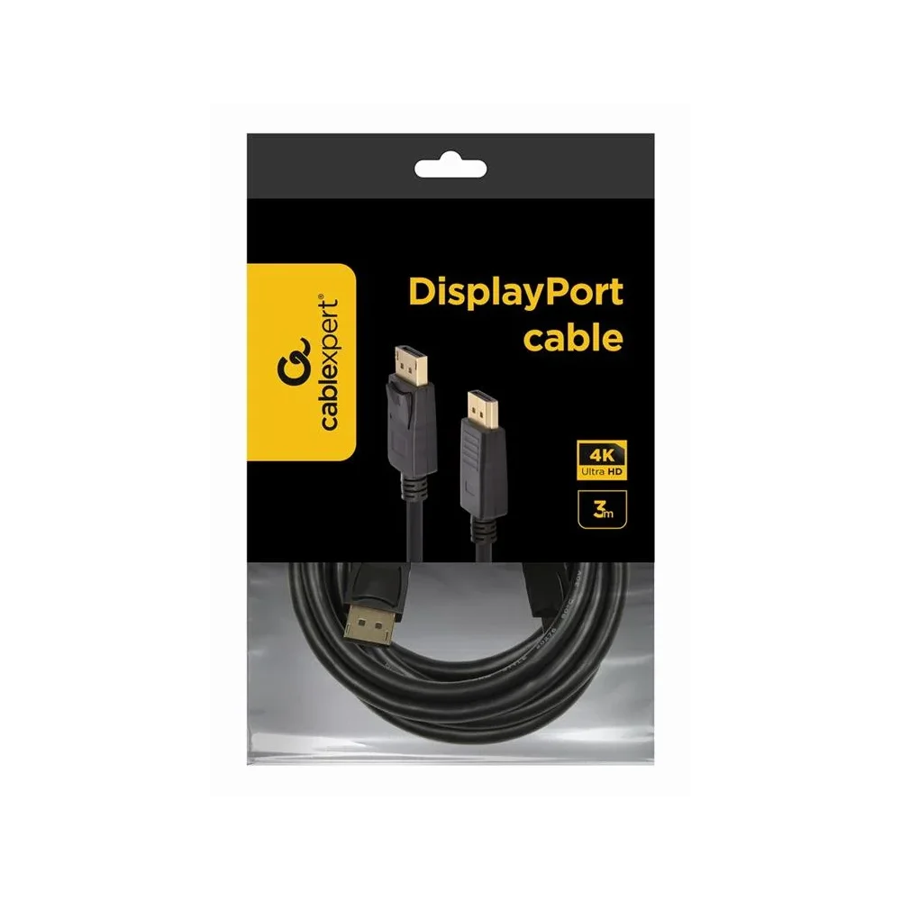 CABLEXPERT DisplayPort cable 4K Kabelis | Black, 3 m