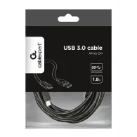 CABLEXPERT USB 3.0 AM to Type-C cable Kabelis | Black, 1.8 m