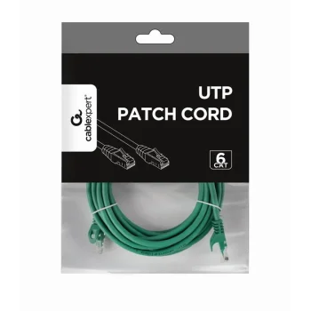 CABLEXPERT UTP Cat6 Patchcord Kabelis | Green, 5 m