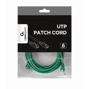 CABLEXPERT UTP Cat6 Patchcord Kabelis | Green, 5 m