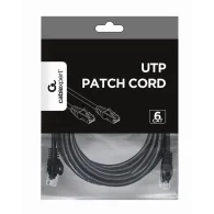 CABLEXPERT UTP Cat6 Patchcord Kabelis | Black, 5 m