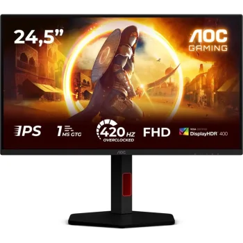 AOC 25G4KUR Monitorius | 24.5", FHD, IPS, 420 Hz