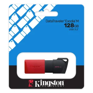 KINGSTON DataTraveler Exodia M USB Atmintukas | Red, 128GB