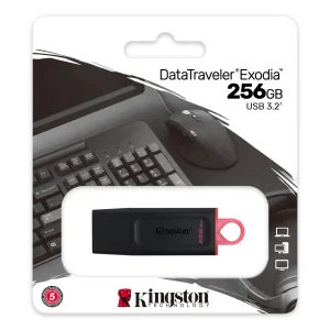 KINGSTON DataTraveler Exodia USB Atmintukas | Pink, 256GB