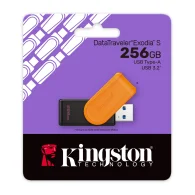 KINGSTON DataTraveler Exodia S USB Atmintukas | Orange, 256GB