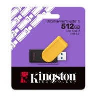 KINGSTON DataTraveler Exodia S USB Atmintukas | Yellow, 512GB