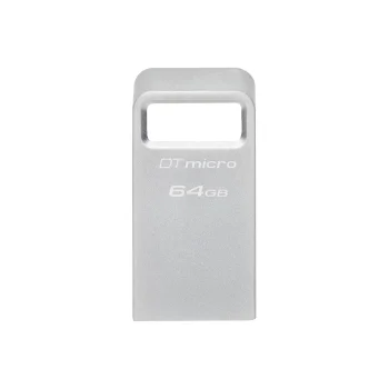 KINGSTON DataTraveler Micro USB Atmintukas | Silver, 64GB