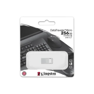 KINGSTON DataTraveler Micro USB Atmintukas | Silver, 256GB