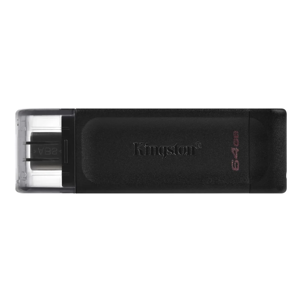 KINGSTON DataTraveler 70 USB Atmintukas | Black, 64GB