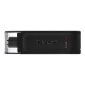 KINGSTON DataTraveler 70 USB Atmintukas | Black, 64GB
