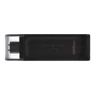 KINGSTON DataTraveler 70 USB Atmintukas | Black, 128GB