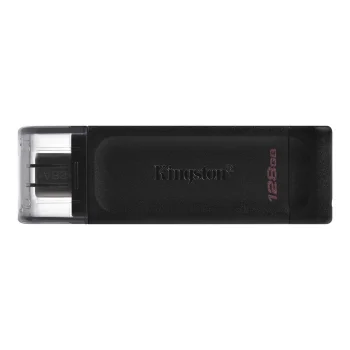 KINGSTON DataTraveler 70 USB Atmintukas | Black, 128GB