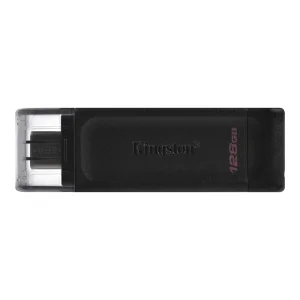 KINGSTON DataTraveler 70 USB Atmintukas | Black, 128GB