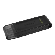 KINGSTON DataTraveler 70 USB Atmintukas | Black, 128GB