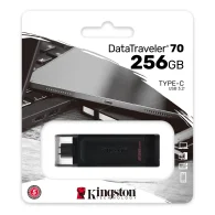 KINGSTON DataTraveler 70 USB Atmintukas | Black, 256GB