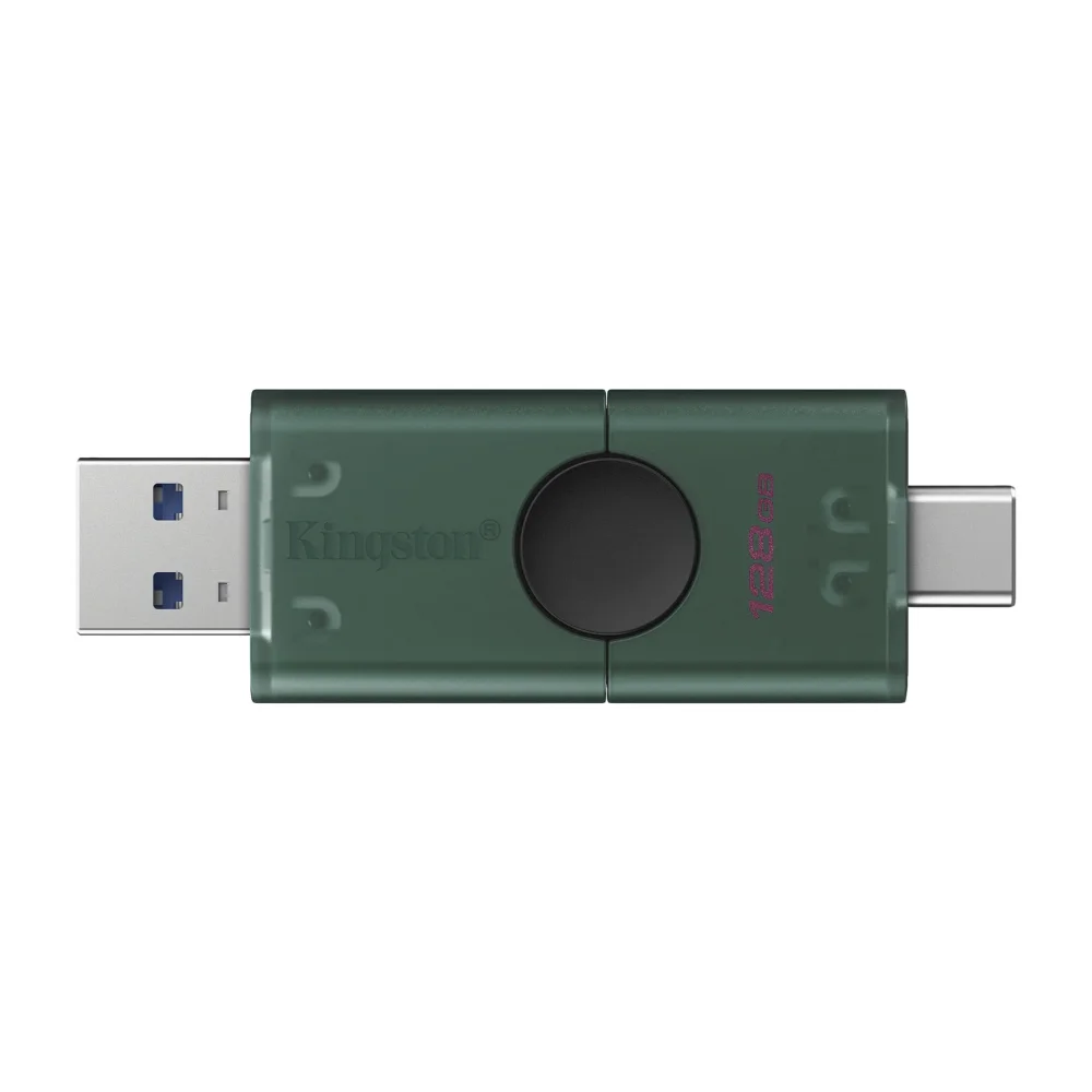 KINGSTON DataTraveler Duo USB Atmintukas | Green, 128GB