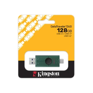 KINGSTON DataTraveler Duo USB Atmintukas | Green, 128GB