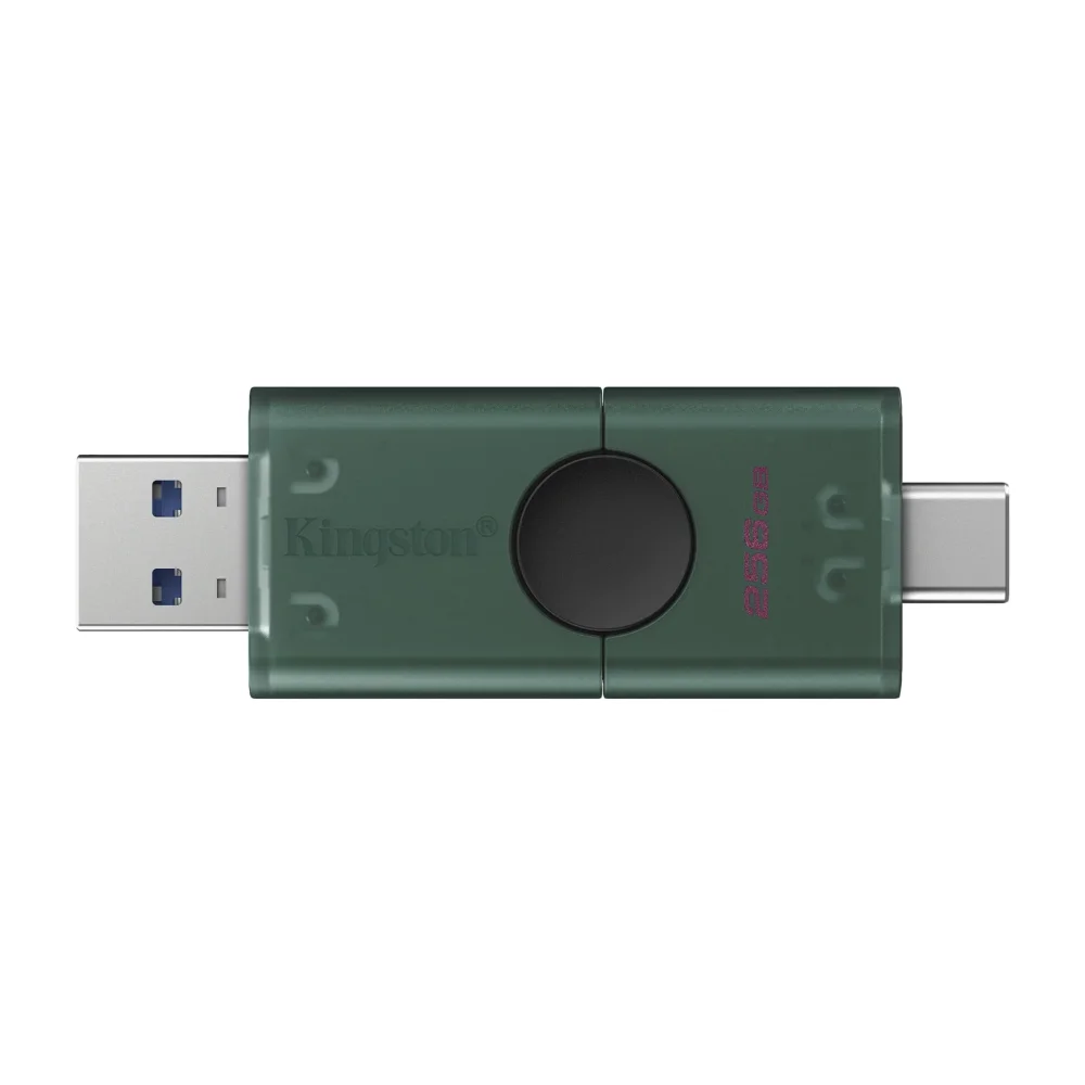 KINGSTON DataTraveler Duo USB Atmintukas | Green, 256GB