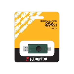 KINGSTON DataTraveler Duo USB Atmintukas | Green, 256GB