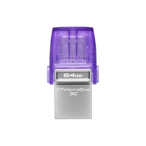 KINGSTON DataTraveler microDuo 3C USB Atmintukas | Purple, 64GB