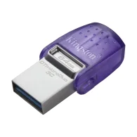 KINGSTON DataTraveler microDuo 3C USB Atmintukas | Purple, 64GB