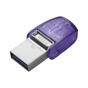 KINGSTON DataTraveler microDuo 3C USB Atmintukas | Purple, 128GB