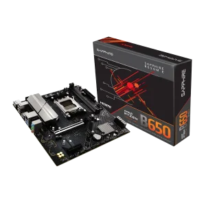 SAPPHIRE B650M-E Pagrindinė Plokštė | mATX, AM5, DDR5