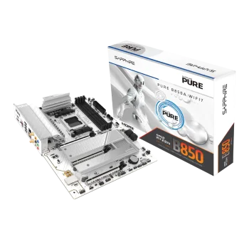 SAPPHIRE PURE B850A WIFI7 Pagrindinė Plokštė | ATX, AM5, DDR5