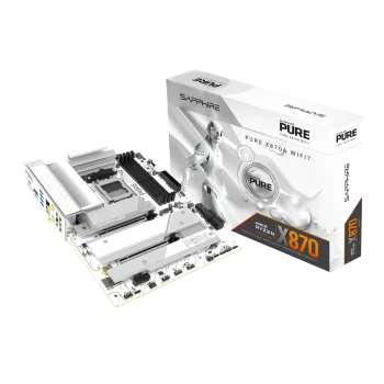 SAPPHIRE PURE X870A WIFI7 Pagrindinė Plokštė | ATX, AM5, DDR5
