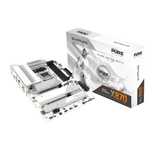 SAPPHIRE PURE X870A WIFI7 Pagrindinė Plokštė | ATX, AM5, DDR5