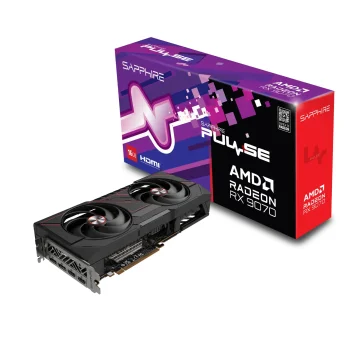 SAPPHIRE PULSE RADEON RX 9070 GPU Vaizdo Plokštė | 16GB, GDDR6