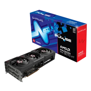 SAPPHIRE PULSE RADEON RX 9070 XT GPU Vaizdo Plokštė | 16GB, GDDR6