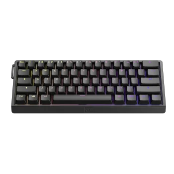 Wooting 60HE V2 Žaidimų Klaviatūra | Black, Lekker Tikken, ABS Case