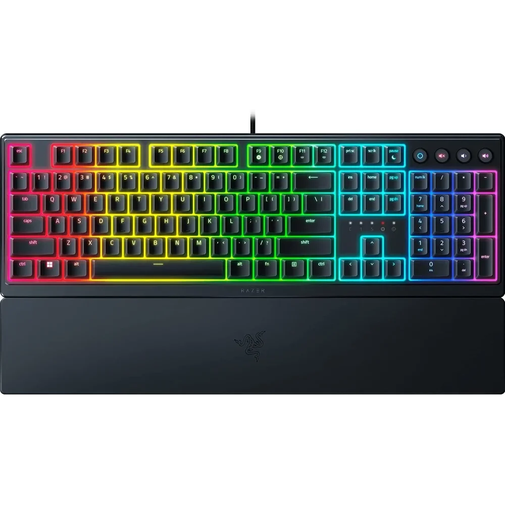 RAZER Ornata V3 Žaidimų Klaviatūra | Black, Membraninė