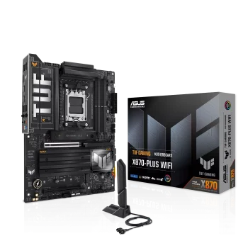 ASUS TUF GAMING X870-PLUS WIFI Pagrindinė Plokštė | ATX, AM5, DDR5