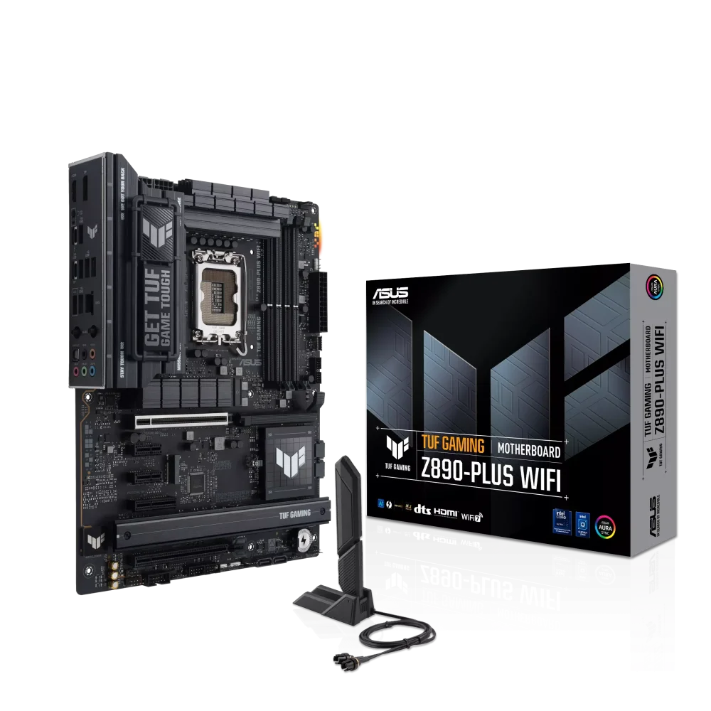 ASUS TUF GAMING Z890-PLUS WIFI Pagrindinė Plokštė | ATX, LGA1851, DDR5