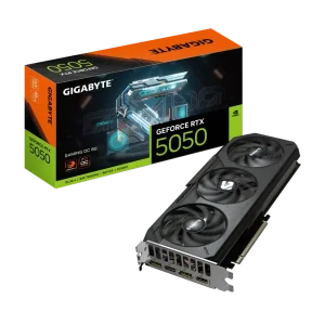 GIGABYTE GeForce RTX 5050 GAMING GPU Vaizdo Plokštė | 8GB, GDDR6, OC Edition