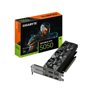 GIGABYTE GeForce RTX 5050 Low Profile GPU Vaizdo Plokštė | 8GB, GDDR6, OC Edition