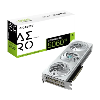 GIGABYTE GeForce RTX 5060 Ti AERO GPU Vaizdo Plokštė | 8GB, GDDR7, OC Edition