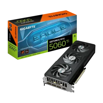 GIGABYTE GeForce RTX 5060 Ti EAGLE MAX GPU Vaizdo Plokštė | 8GB, GDDR7, OC Edition