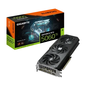 GIGABYTE GeForce RTX 5060 Ti GAMING GPU Vaizdo Plokštė | 8GB, GDDR7, OC Edition
