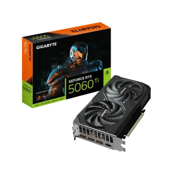 GIGABYTE GeForce RTX 5060 Ti WINDFORCE MAX GPU Vaizdo Plokštė | 8GB, GDDR7, OC Edition